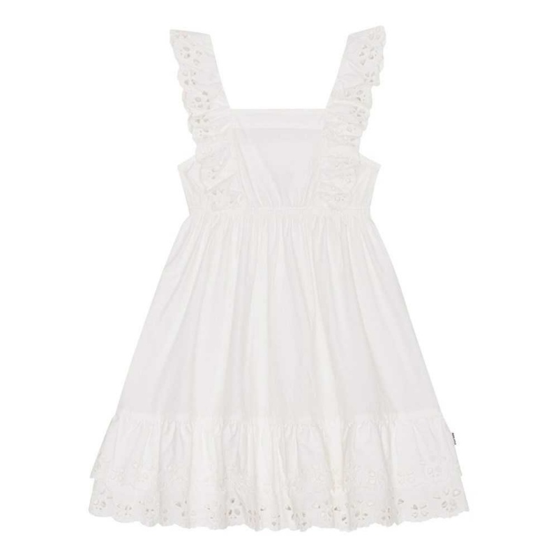 Molo Ceelos Tytöille Dresses White | FI0000210