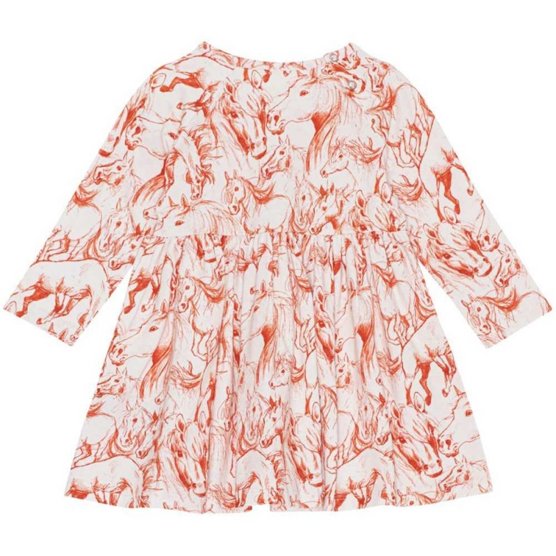 Molo Charmaine Tytöille Dresses Red Horses | FI0001312