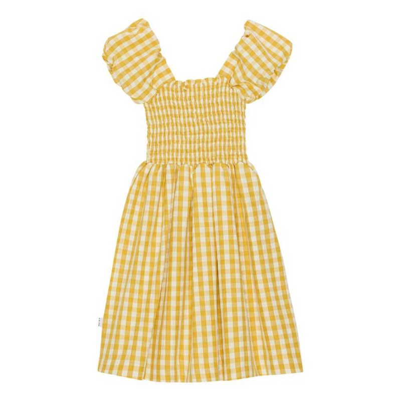 Molo Cherisla Tytöille Dresses Honey Check | FI0000248