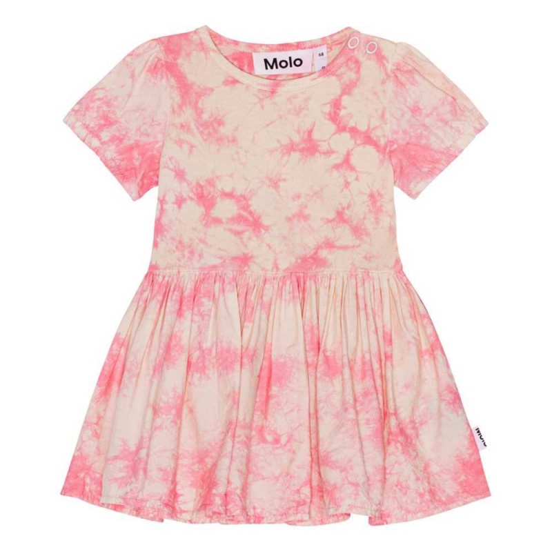 Molo Cibi Tytöille Dresses Rose Tie Dye | FI0001298