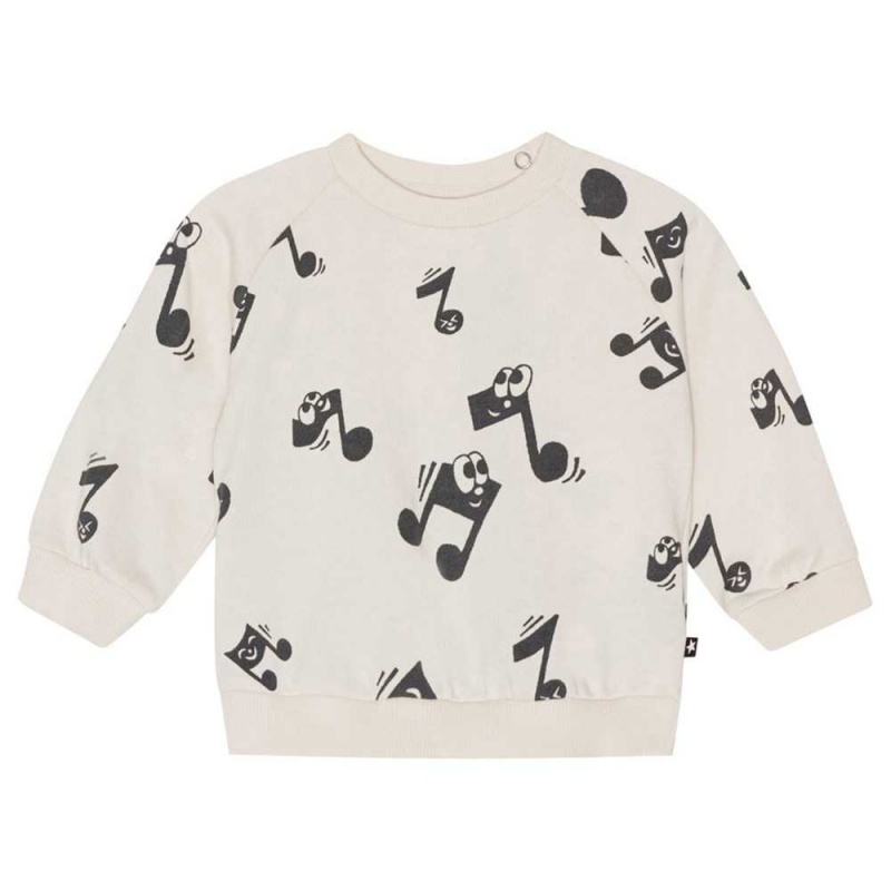 Molo Disc Tytöille Sweatshirts Cardigans Happy Notes | FI0001404