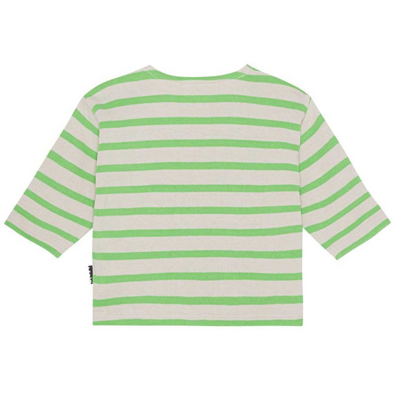 Molo Edarko Pojille T Shirts Tops Grass Stripe | FI0001422