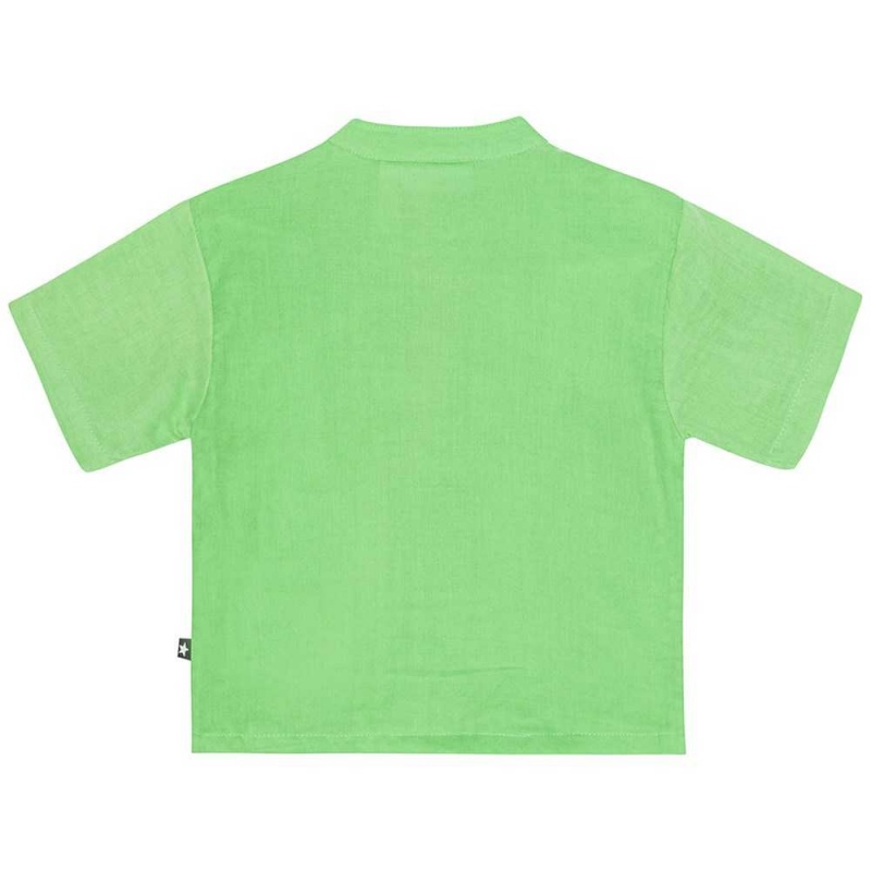 Molo Ever Pojille T Shirts Tops Grass Green | FI0001419