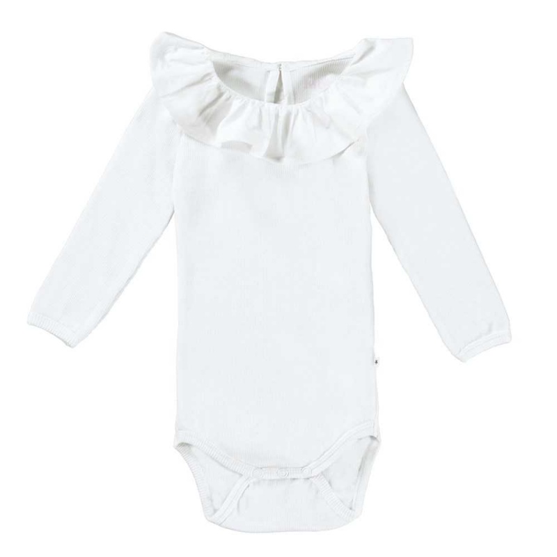 Molo Faye Tytöille Bodies Babysuits White | FI0001273