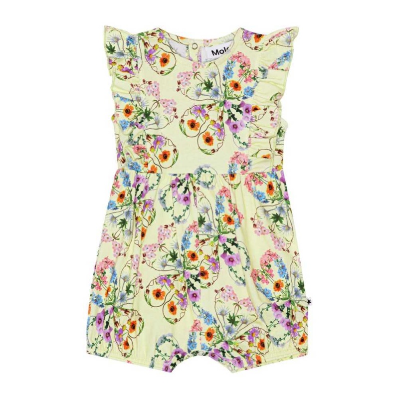 Molo Felicia Tytöille Bodies Babysuits Flower Love | FI0001253