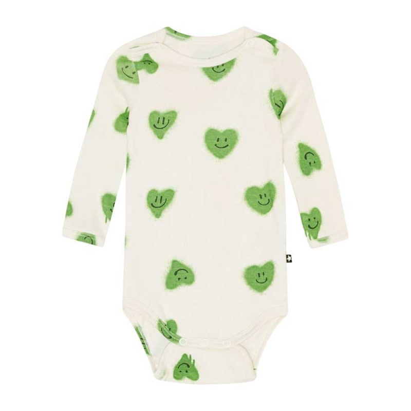 Molo Foss Pojille Bodies Babysuits Hearts | FI0001248