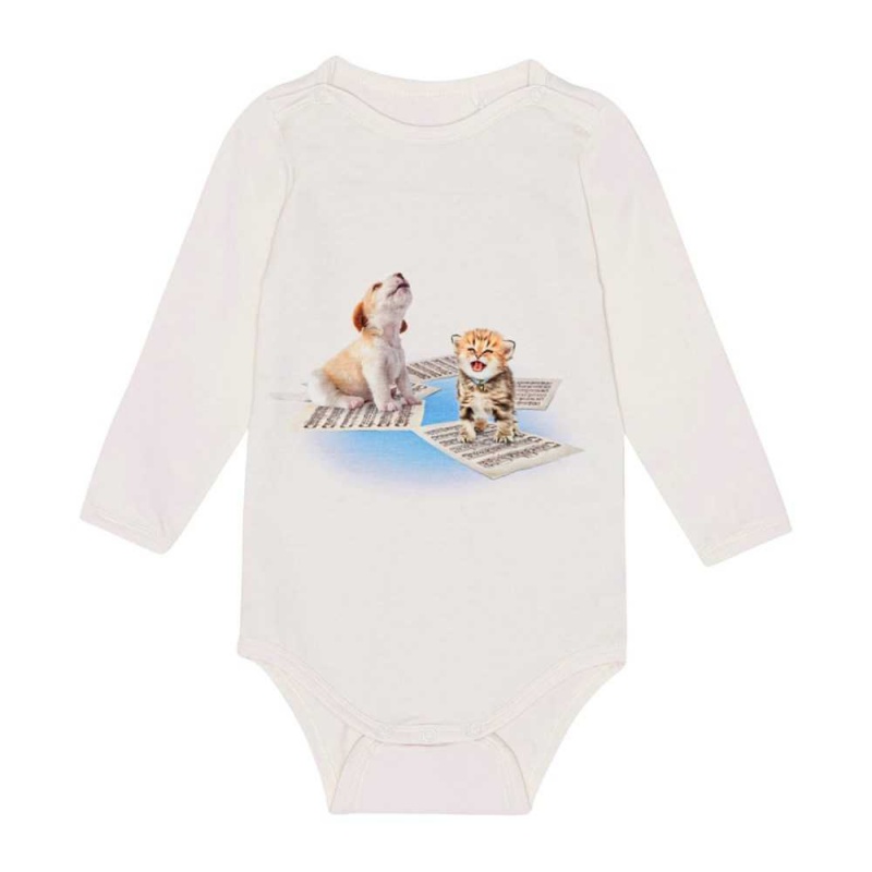 Molo Foss Pojille Bodies Babysuits Love Music Body | FI0001243