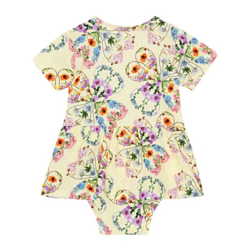 Molo Frannie Tytöille Bodies Babysuits Flower Love | FI0001254