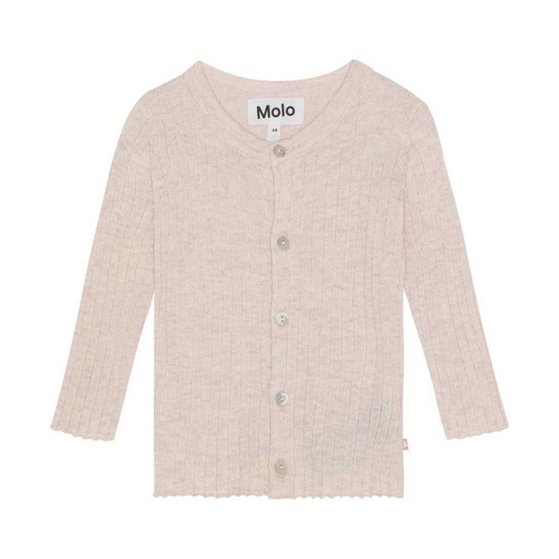 Molo Georgette Tytöille Sweatshirts Cardigans Rose Melange | FI0001324