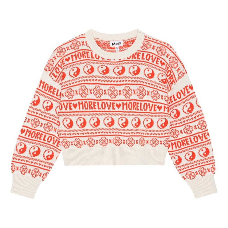 Molo Gerrie Tytöille Sweatshirts Cardigans Yin Yang Knit | FI0000307