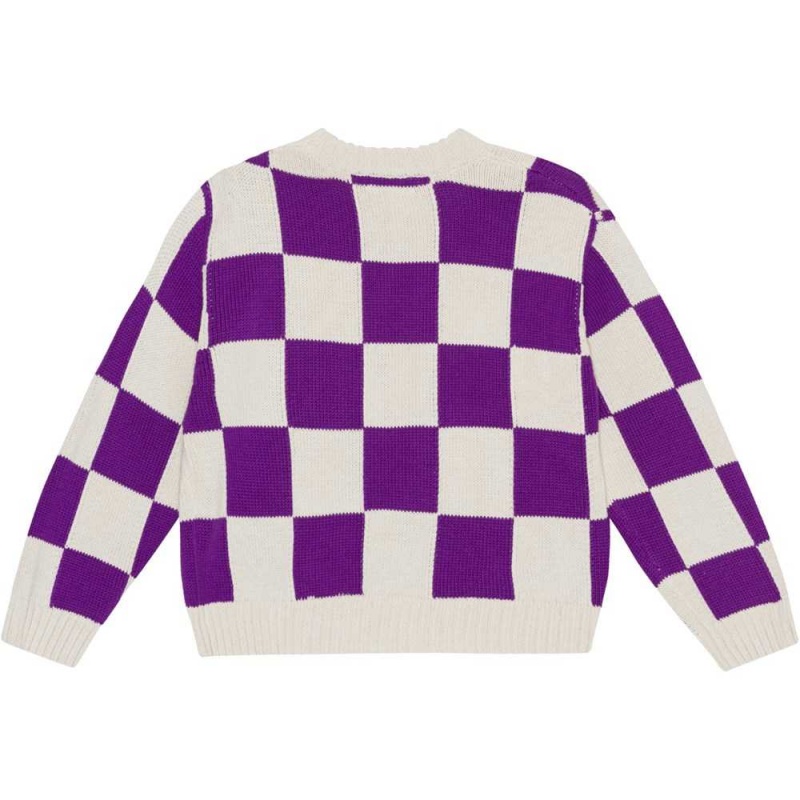 Molo Gertina Tytöille Sweatshirts Cardigans Purple Shell Check | FI0000314