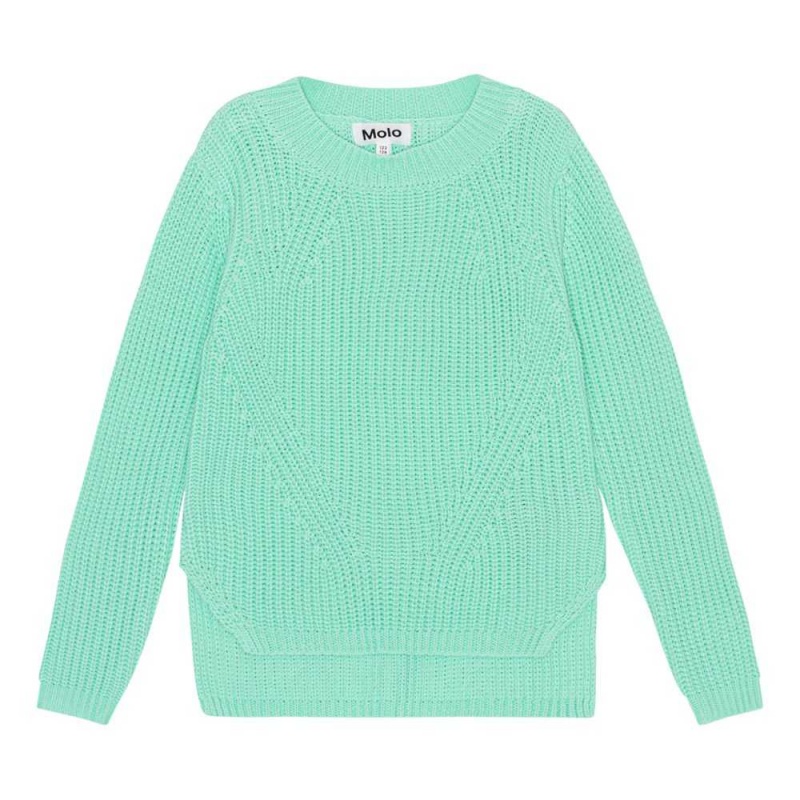 Molo Gillis Tytöille Sweatshirts Cardigans Cool Mint | FI0000312