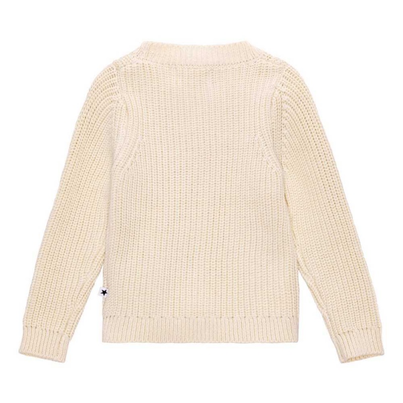 Molo Gisella Pojille Sweatshirts Cardigans Sea Shell | FI0001318