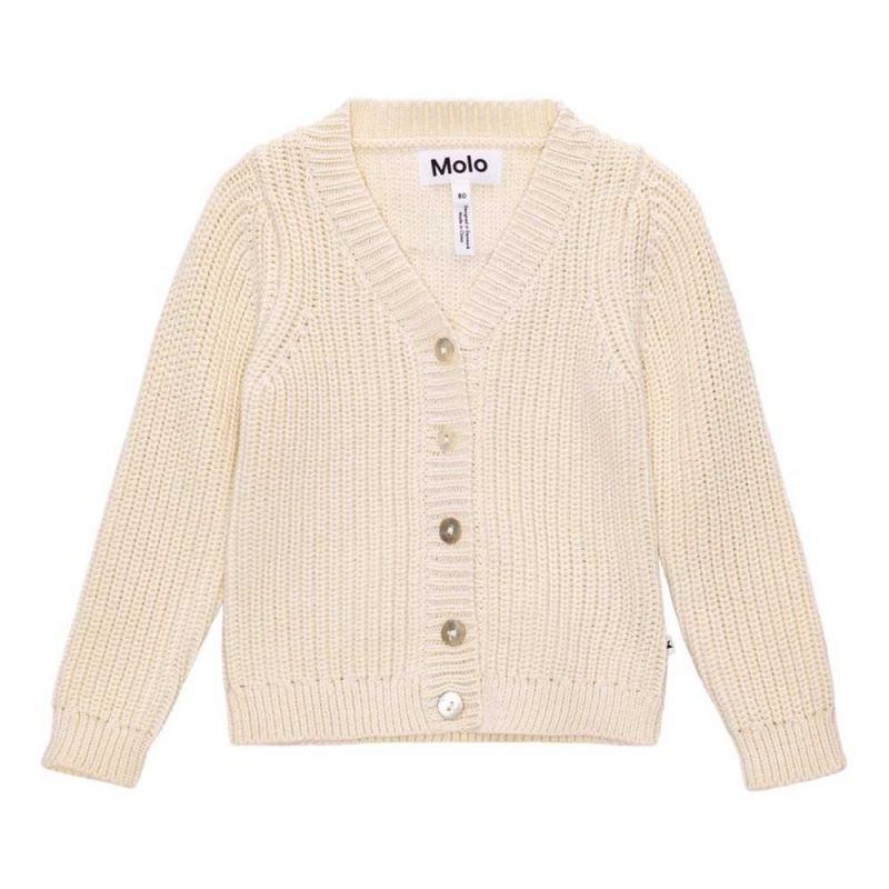 Molo Gisella Pojille Sweatshirts Cardigans Sea Shell | FI0001318