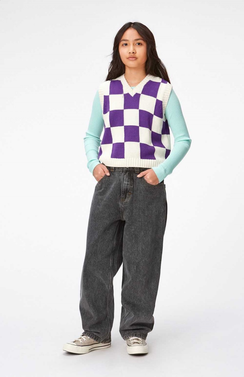 Molo Gitta Tytöille Sweatshirts Cardigans Purple Shell Check | FI0000311