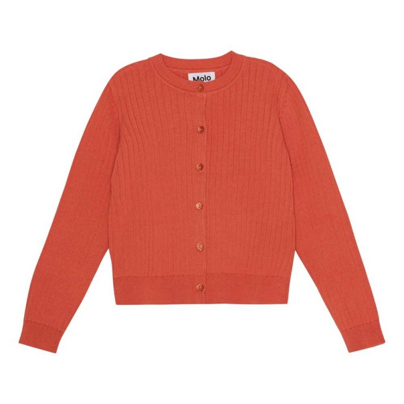 Molo Gloria Tytöille Sweatshirts Cardigans Red Clay | FI0000308