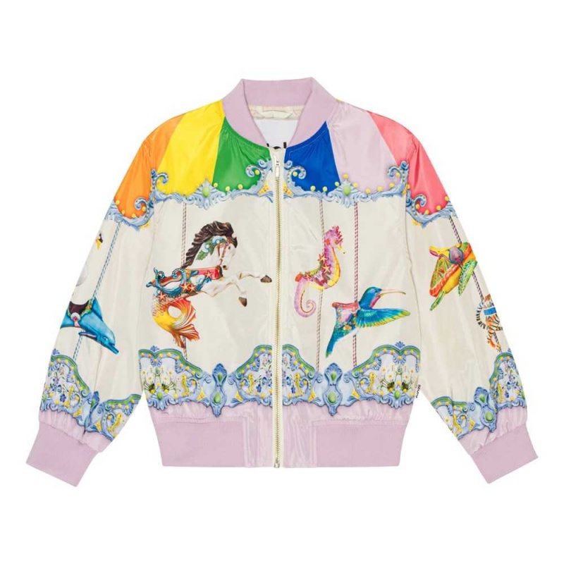 Molo Haliva Jackets & Coats Sea Carousel | FI0000027