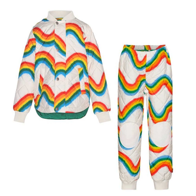 Molo Hawkins Fleece Softshell Rainbow Big | FI0000145