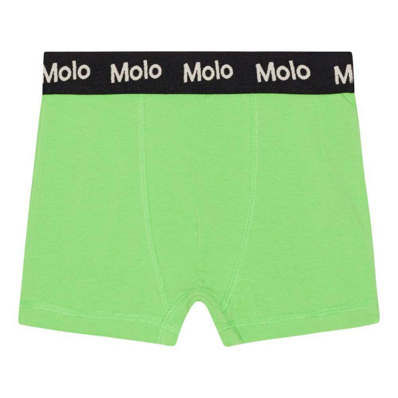 Molo Justin 2-pack Pojille Underwear Nightwear Grass Smiles | FI0000875