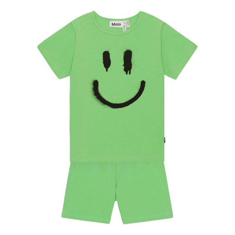 Molo Luvis Pojille Nightwear Grass Green | FI0000877