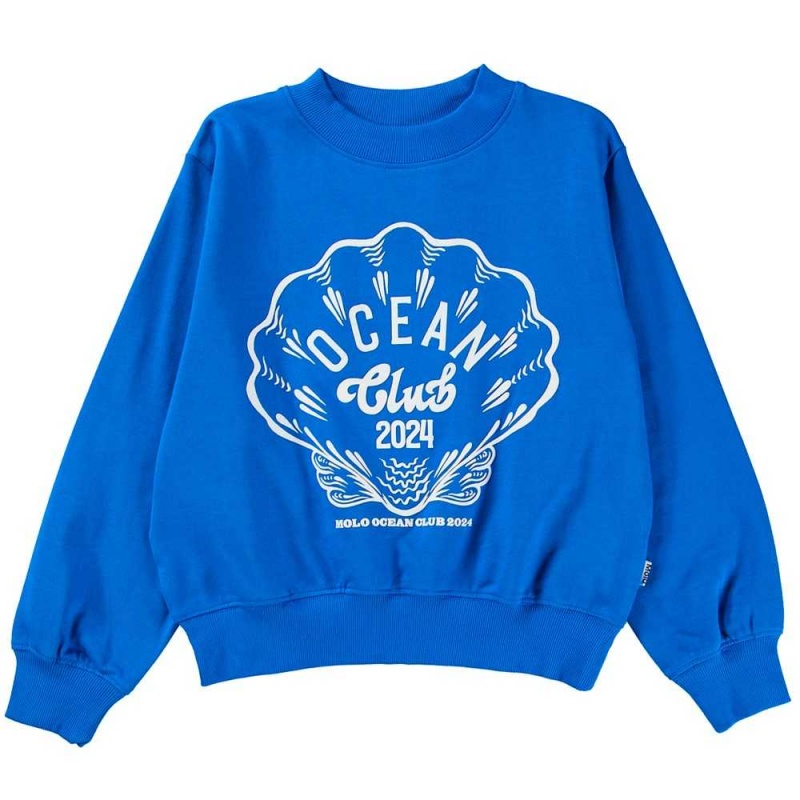 Molo Marge Tytöille Sweatshirts Cardigans Retro Blue | FI0000463