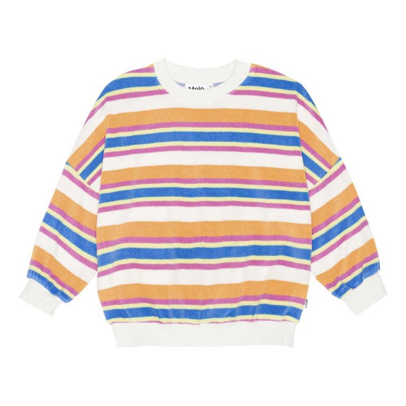 Molo Marika Tytöille Sweatshirts Cardigans Artist Stripe | FI0000474