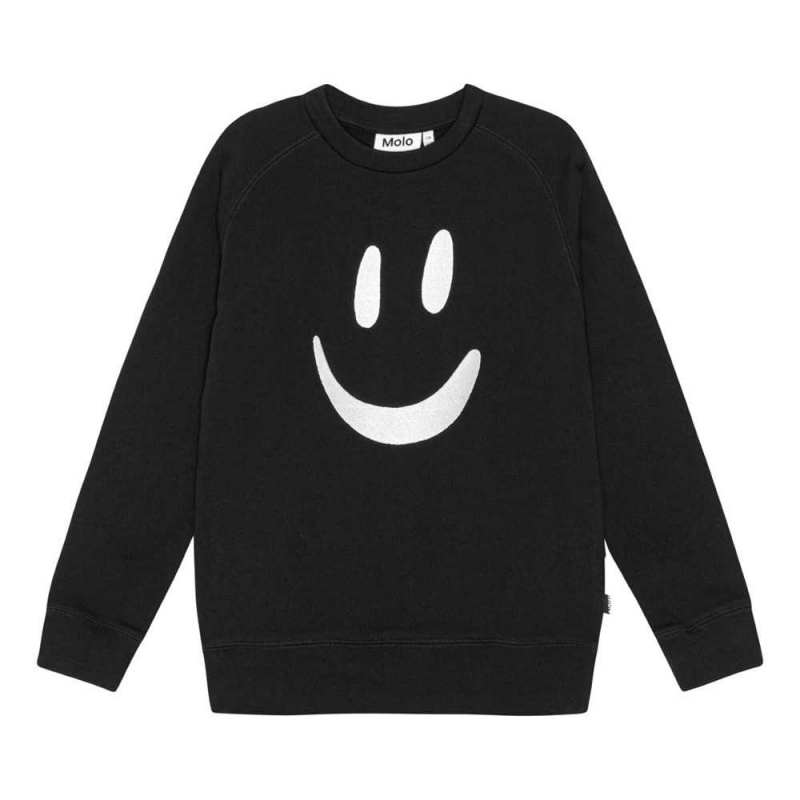 Molo Mike Pojille Sweatshirts Cardigans Black | FI0000759