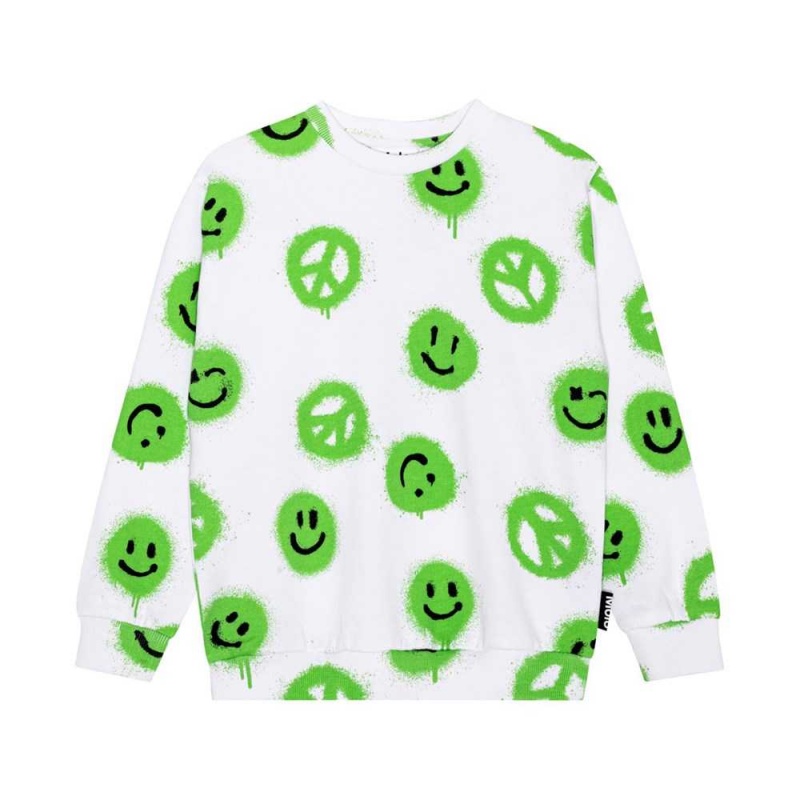 Molo Miksi Pojille Sweatshirts Cardigans Easy Peacy Vert | FI0000746