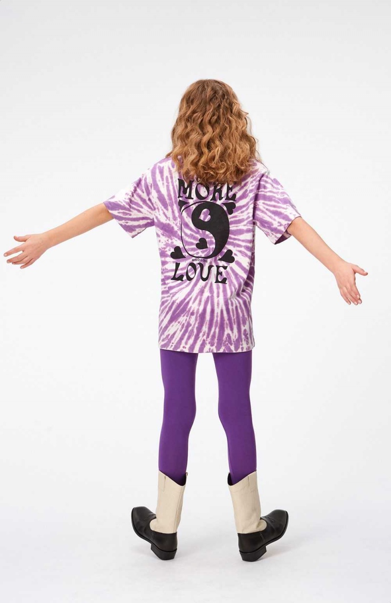 Molo Nadine Tytöille Leggings Purple Dusk | FI0000336