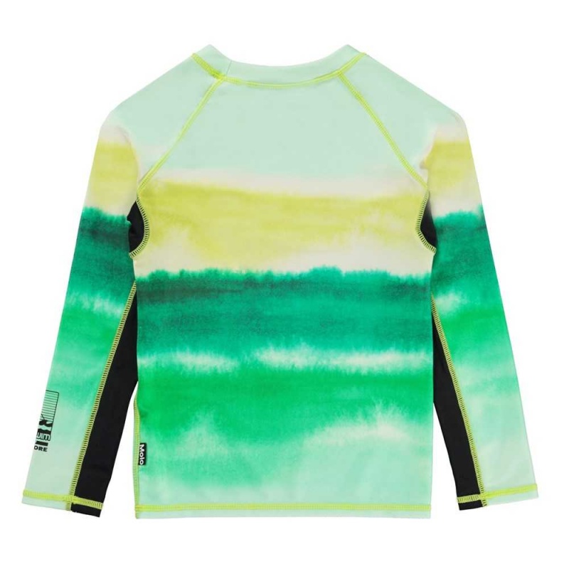 Molo Neptune LS Rash guards Aqua Green | FI0001104