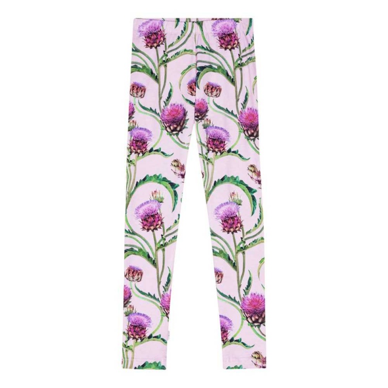 Molo Niki Tytöille Leggings Artichoke Glow | FI0000324