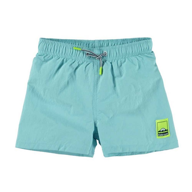 Molo Niko Solid Swimshorts Pool Blue | FI0001169