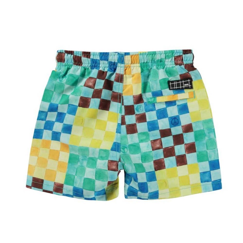 Molo Niko Swimshorts Big Check | FI0001105