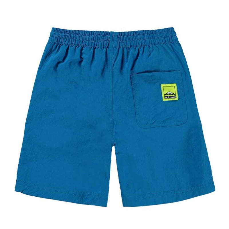 Molo Nilson Solid Swimshorts Retro Blue | FI0001140