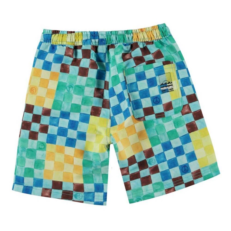 Molo Nilson Swimshorts Big Check | FI0001107