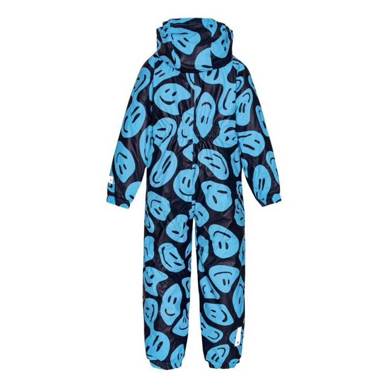 Molo Paco Snowsuits Smile On Blue | FI0000139