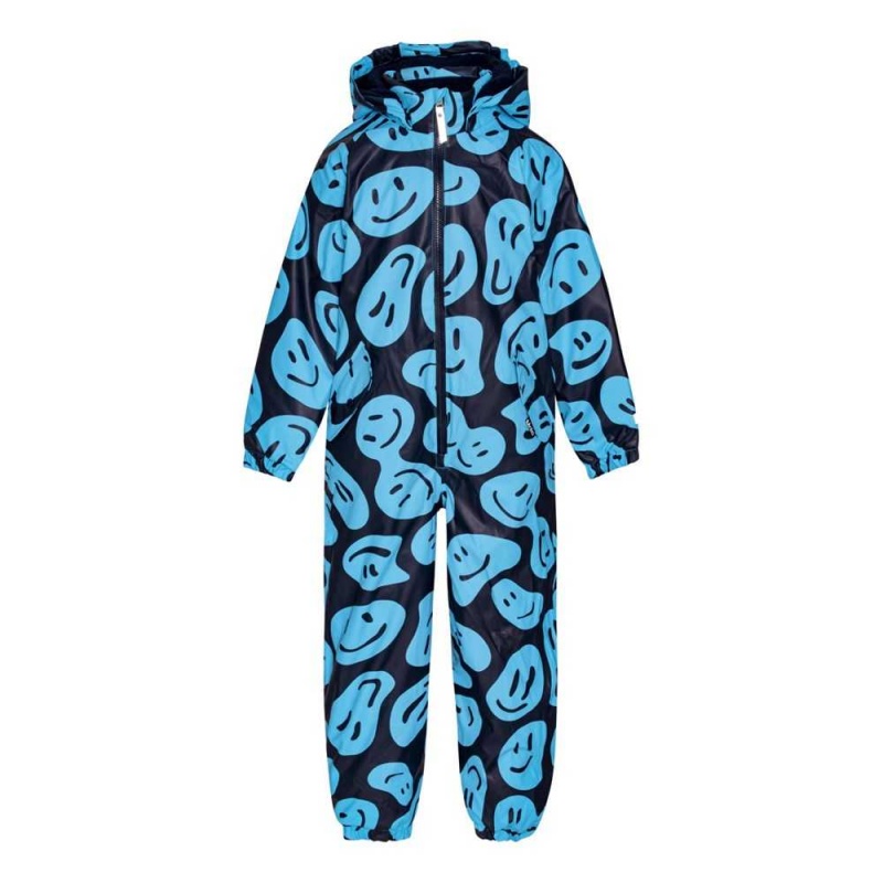 Molo Paco Snowsuits Smile On Blue | FI0000139