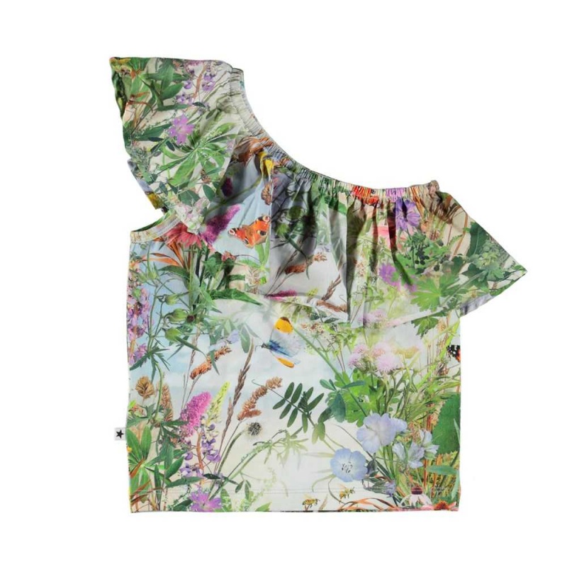 Molo Raelyn Tytöille T Shirts Tops Wild Nature | FI0000200