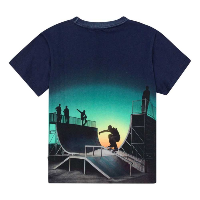 Molo Rame Pojille T Shirts Tops Halfpipe Universe | FI0000821