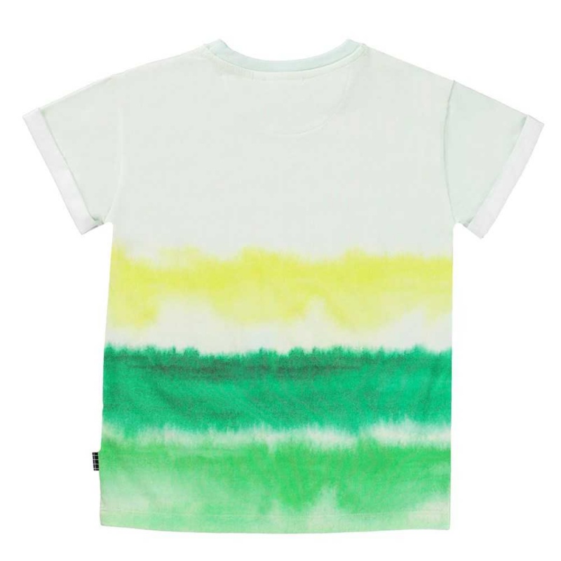 Molo Randon Pojille T Shirts Tops Aqua Green | FI0000636