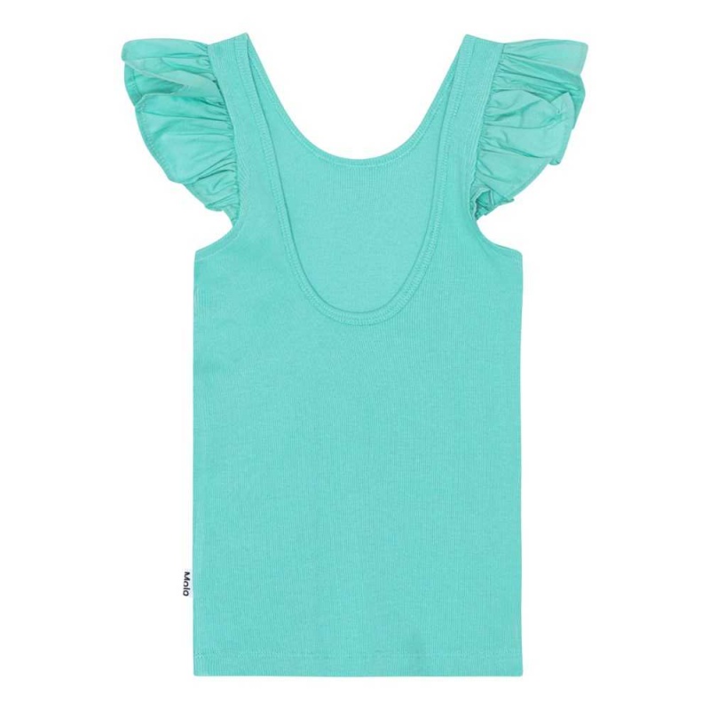 Molo Ranja Tytöille T Shirts Tops Pacific | FI0000524