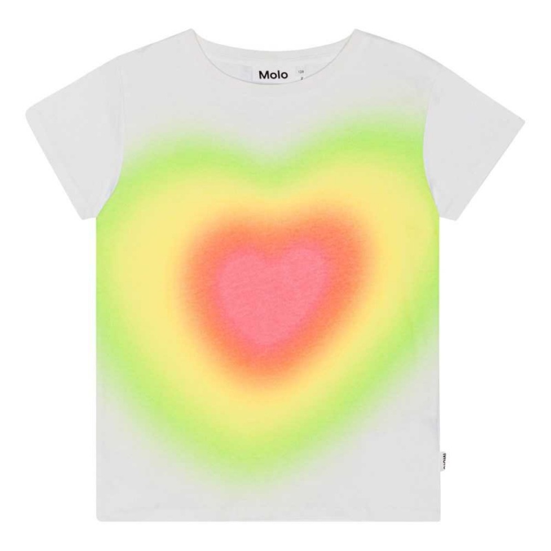 Molo Ranva Tytöille T Shirts Tops Gradient Heart | FI0000505