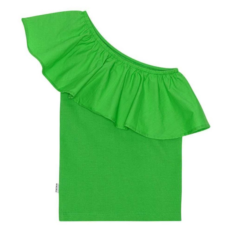 Molo Rebecca Tytöille T Shirts Tops Classic Green | FI0000514