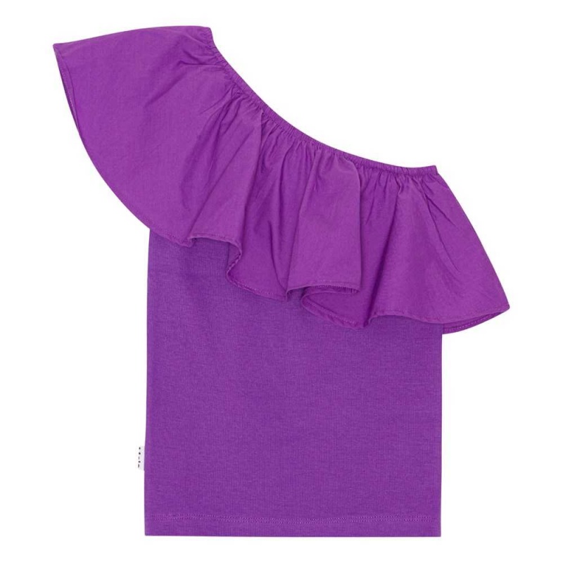 Molo Rebecca Tytöille T Shirts Tops Purple Dusk | FI0000519