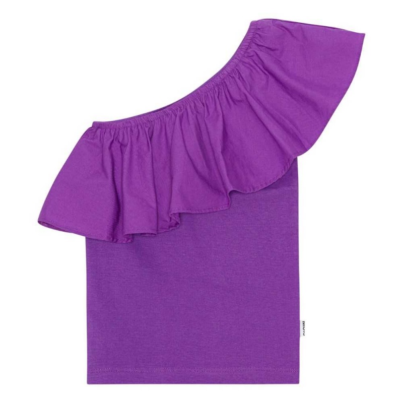 Molo Rebecca Tytöille T Shirts Tops Purple Dusk | FI0000519