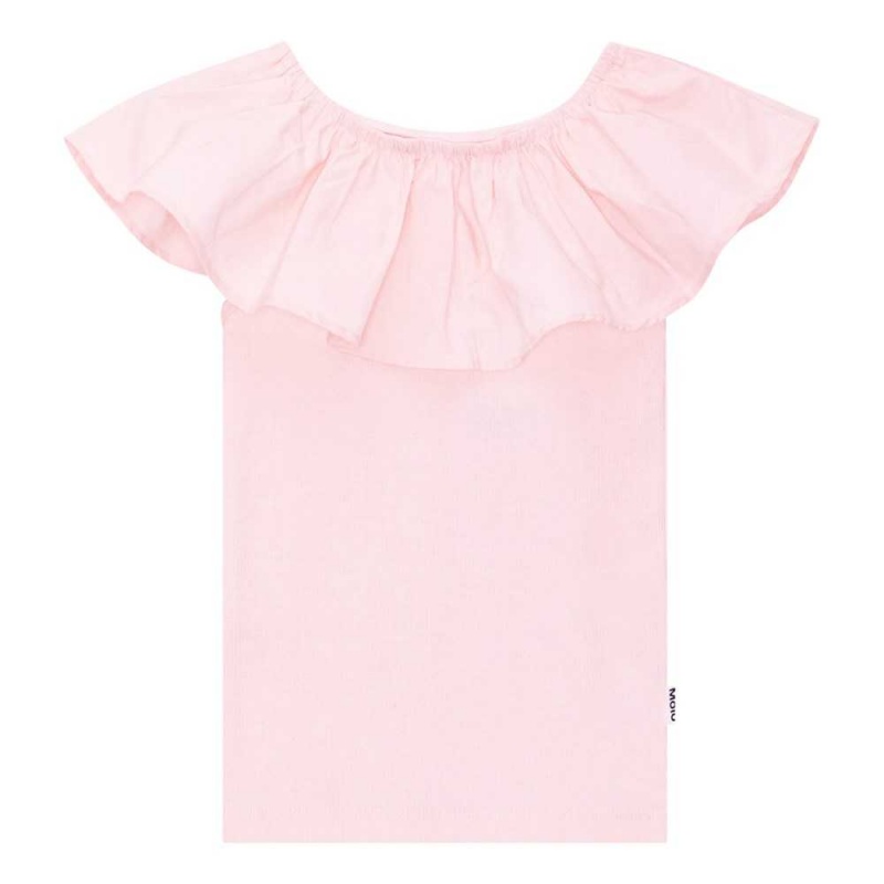 Molo Reca Tytöille T Shirts Tops Candy Floss | FI0000525