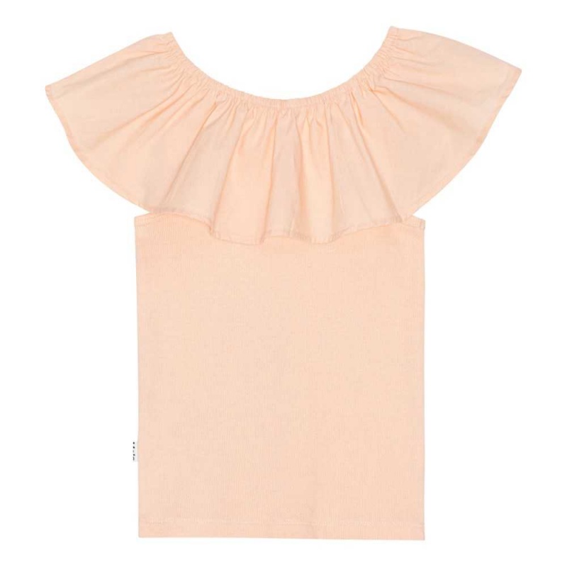 Molo Reca Tytöille T Shirts Tops Fluffy Rose | FI0000572