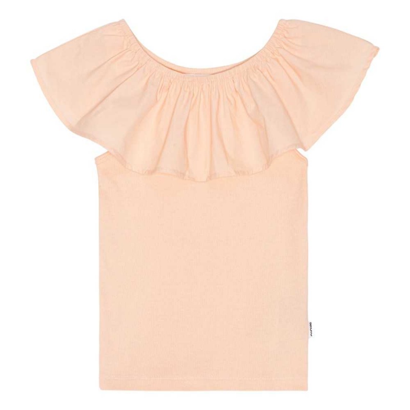 Molo Reca Tytöille T Shirts Tops Fluffy Rose | FI0000572