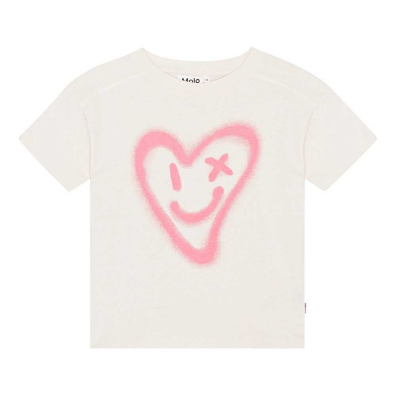 Molo Renata Tytöille T Shirts Tops Sea Shell | FI0000530