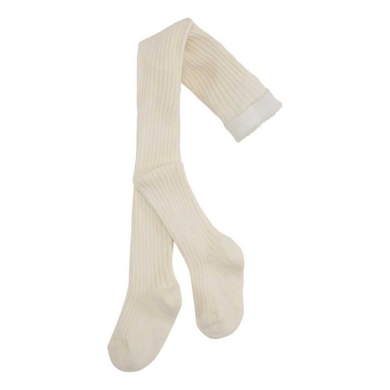 Molo Rib Tights Tights Socks Sea Shell | FI0000982